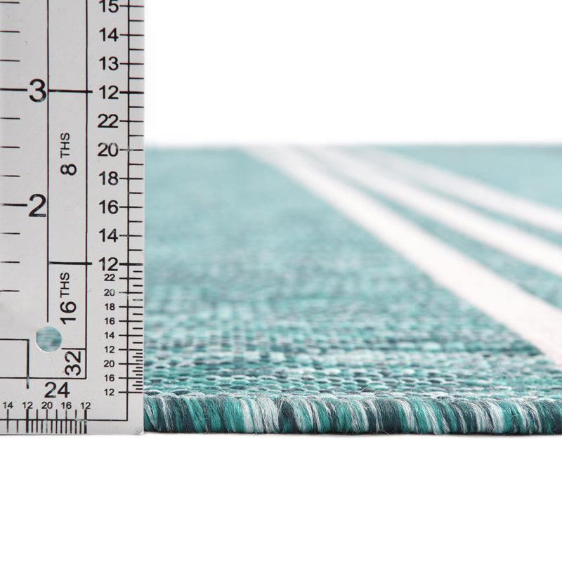 Urban Oasis Rugs Collection Area Rug -  District (Teal) Rectangle Teal  lifestyle 3