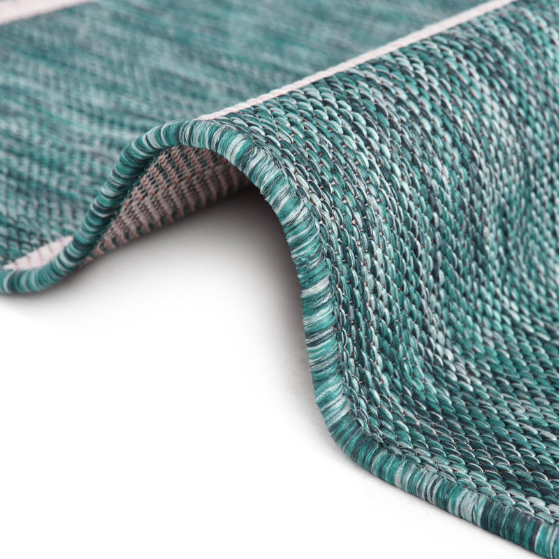 Urban Oasis Rugs Collection Area Rug -  District (Teal) Rectangle Teal  lifestyle 8