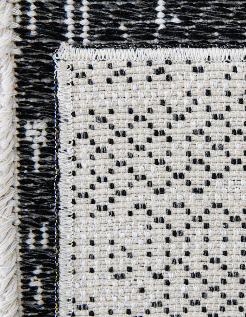 Cathedral Elegance Collection Area Rug - Chapel Rectangle Black  lifestyle 23