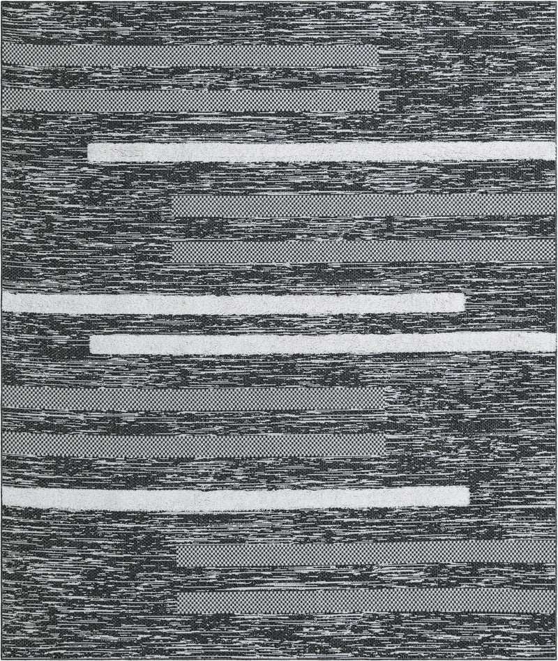 Cathedral Elegance Collection Area Rug - Chapel Rectangle Black  lifestyle 2