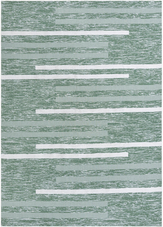 Cathedral Elegance Collection Area Rug - Chapel Rectangle Green Main