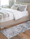 Cathedral Elegance Collection Area Rug -  Basilica Runner Gray  lifestyle 76