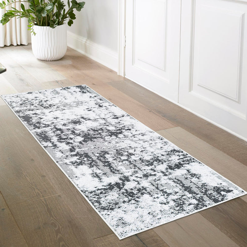 Cathedral Elegance Collection Area Rug -  Basilica Runner Black  lifestyle 90