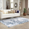 Cathedral Elegance Collection Area Rug -  Basilica Rectangle Navy Blue  lifestyle 59
