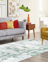 Cathedral Elegance Collection Area Rug -  Basilica Rectangle Green  lifestyle 14