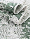 Cathedral Elegance Collection Area Rug -  Basilica Runner Green  lifestyle 105