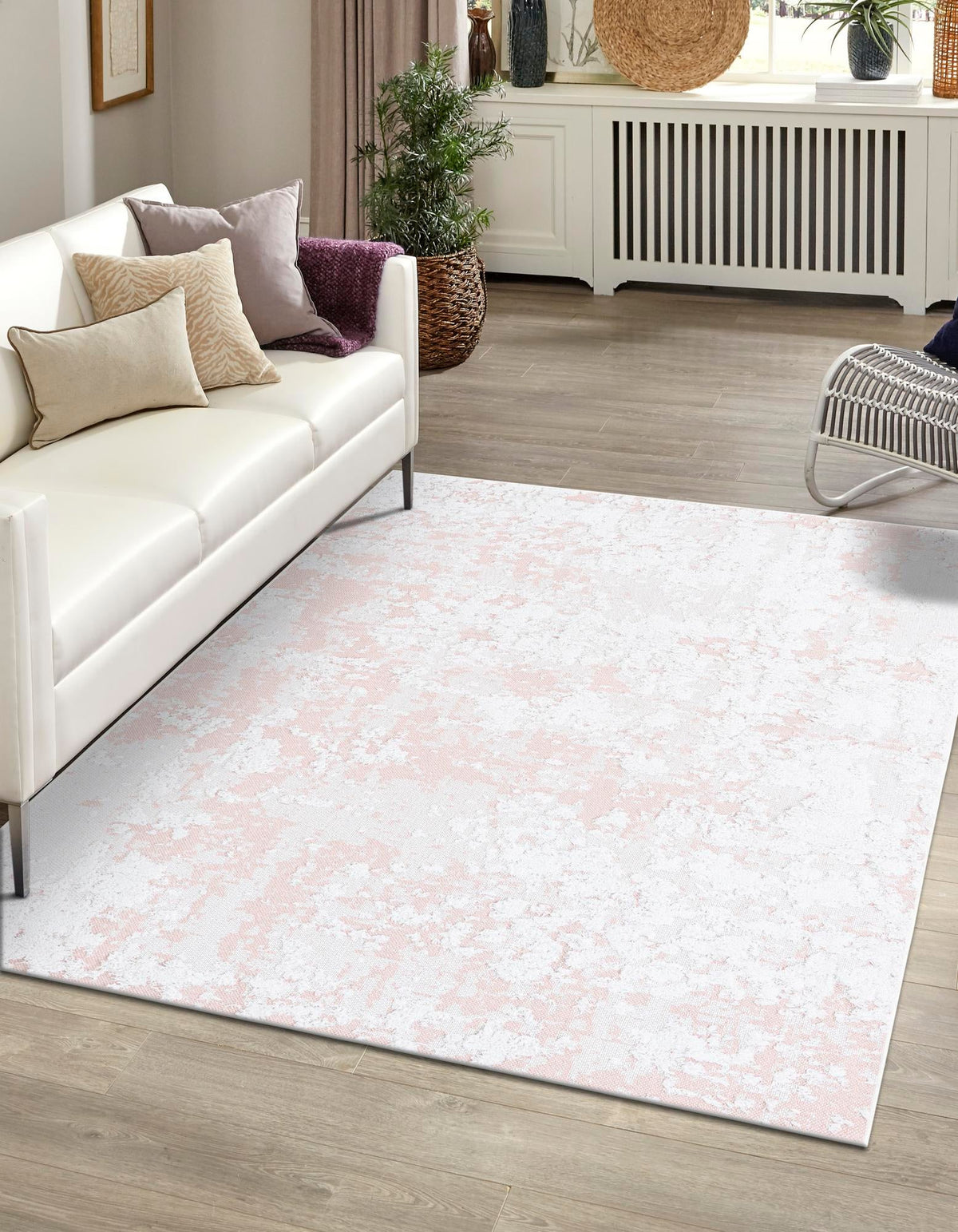 Cathedral Elegance Collection Area Rug -  Basilica Rectangle Pink  lifestyle 5