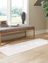 Cathedral Elegance Collection Area Rug -  Basilica Runner Pink  lifestyle 65