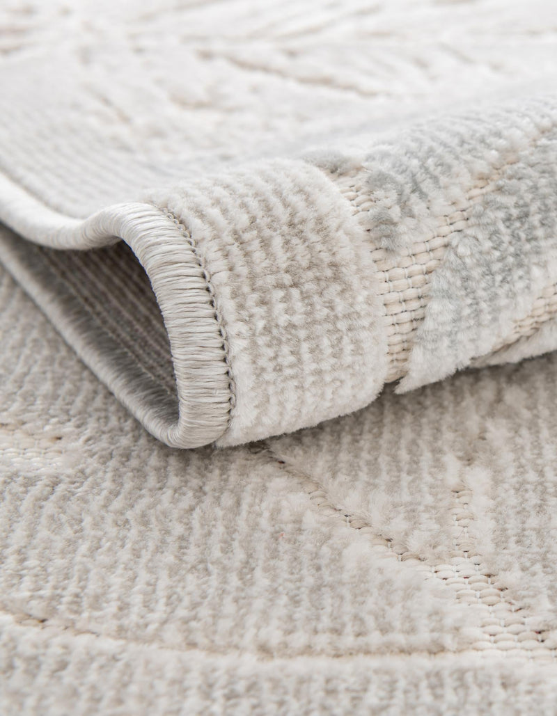 Seaside Blooms Collection Area Rug -  Tranquil Rectangle Gray  lifestyle 8