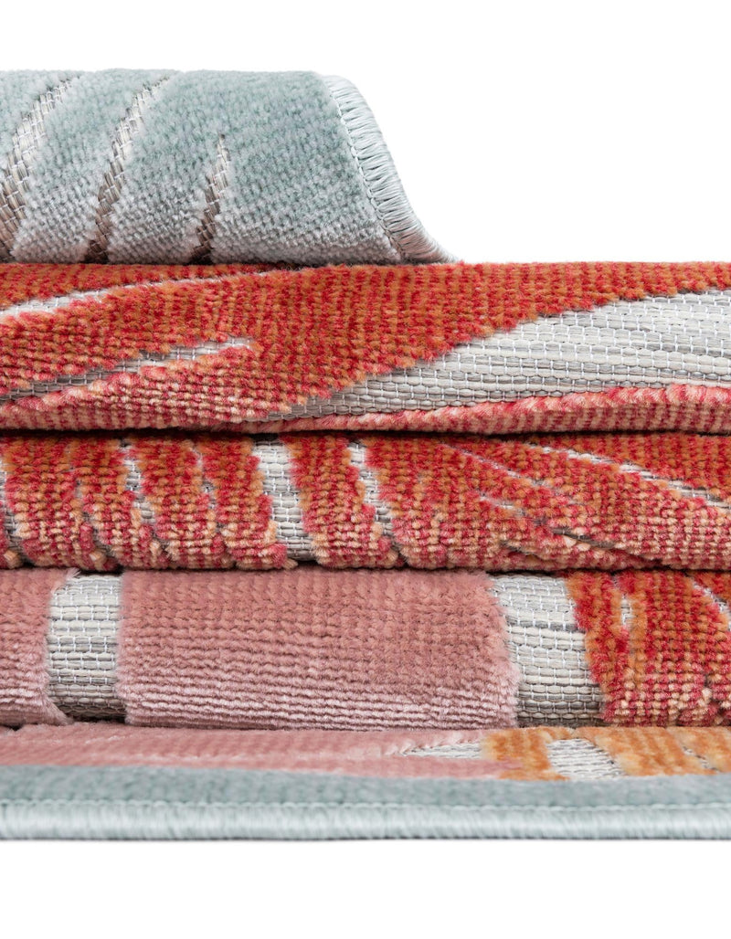 Seaside Blooms Collection Area Rug -  Tranquil Rectangle Multi  lifestyle 25