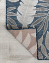 Seaside Blooms Collection Area Rug -  Serene Rectangle Navy Blue  lifestyle 13