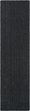 Woven Seaside Jute Collection Area Rug - Martha's Runner Black  lifestyle 25