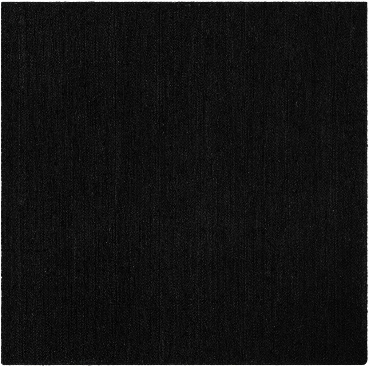 Woven Seaside Jute Collection Area Rug - Martha's Square Black  lifestyle 48