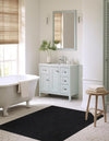 Woven Seaside Jute Collection Area Rug - Martha's Rectangle Black  lifestyle 15