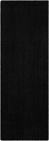 Woven Seaside Jute Collection Area Rug - Martha's Runner Black  lifestyle 52