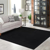 Woven Seaside Jute Collection Area Rug - Martha's Square Black  lifestyle 92