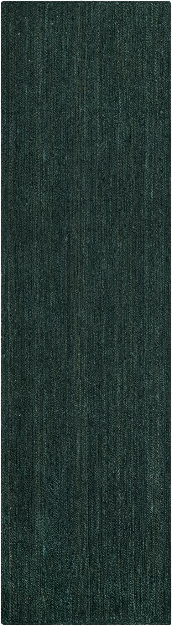 Woven Seaside Jute Collection Area Rug - Martha's Runner Green  lifestyle 49