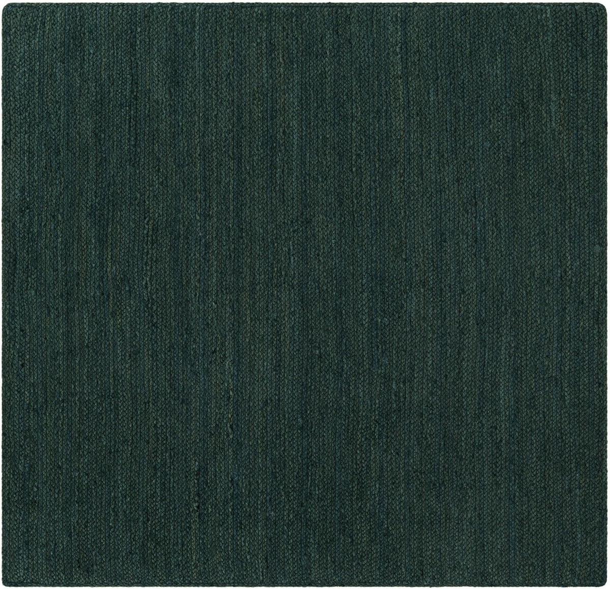Woven Seaside Jute Collection Area Rug - Martha's Square Green  lifestyle 50