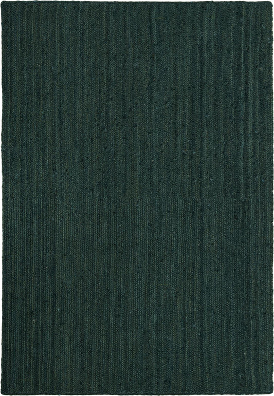 Woven Seaside Jute Collection Area Rug - Martha's Rectangle Green Main