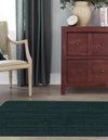 Woven Seaside Jute Collection Area Rug - Martha's Runner Green  lifestyle 50
