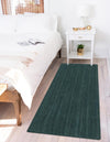 Woven Seaside Jute Collection Area Rug - Martha's Runner Green  lifestyle 56