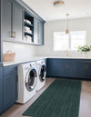 Woven Seaside Jute Collection Area Rug - Martha's Runner Green  lifestyle 58