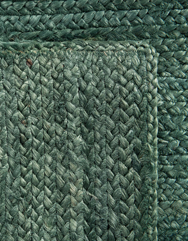 Woven Seaside Jute Collection Area Rug - Martha's Runner Green  lifestyle 70