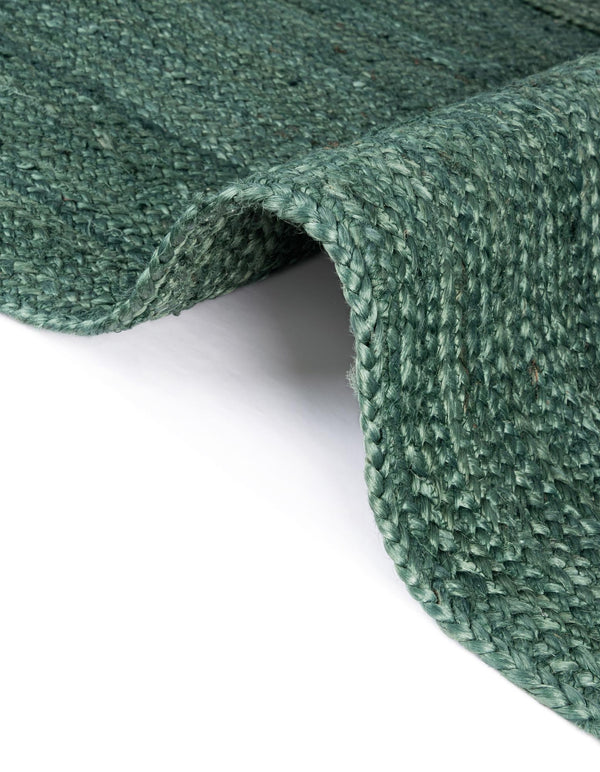 Woven Seaside Jute Collection Area Rug - Martha's Runner Green  lifestyle 74