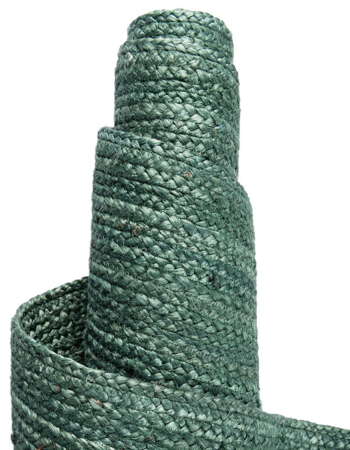 Woven Seaside Jute Collection Area Rug - Martha's Runner Green  lifestyle 76