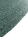 Woven Seaside Jute Collection Area Rug - Martha's Round Green  lifestyle 65