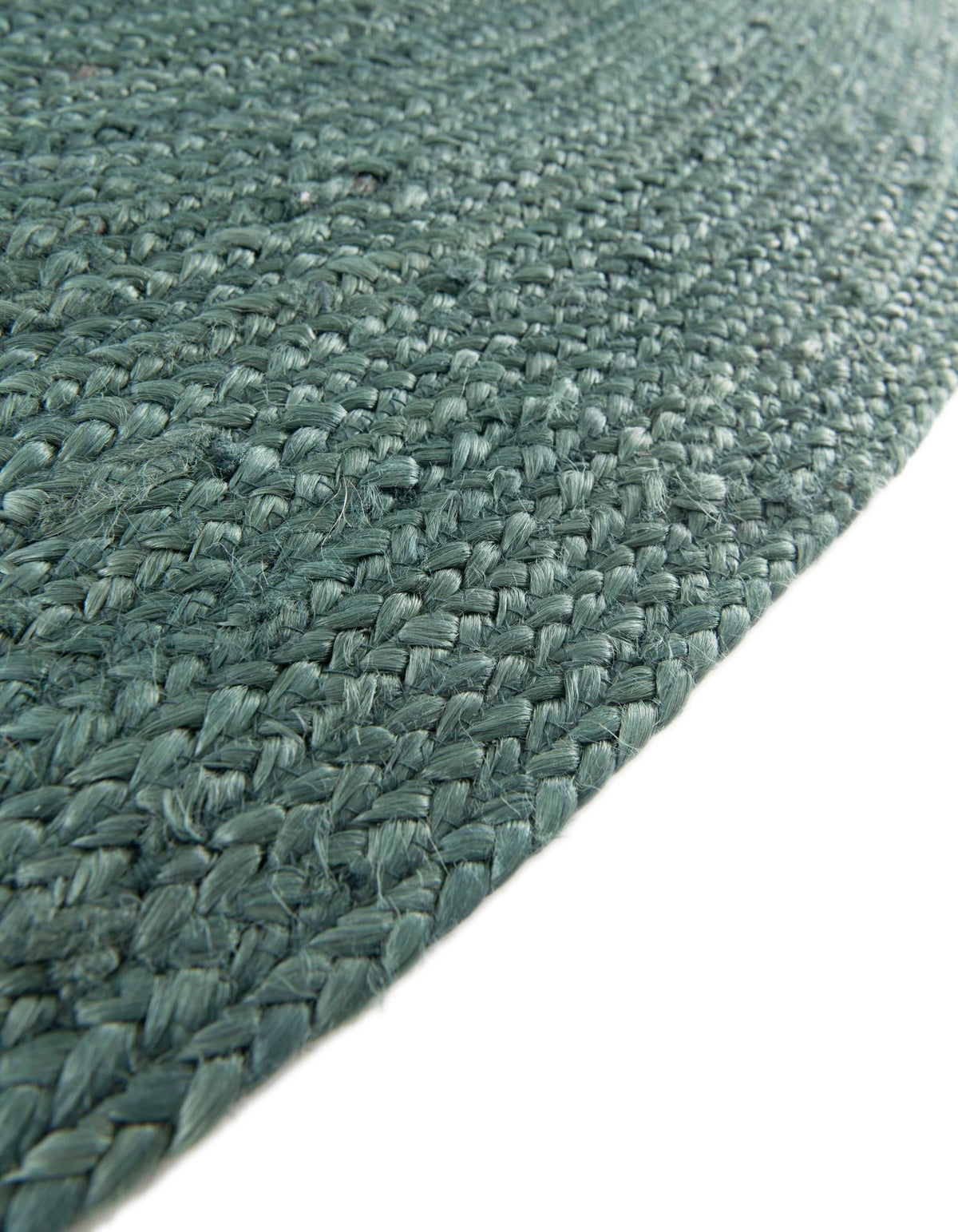 Woven Seaside Jute Collection Area Rug - Martha's Round Green  lifestyle 65