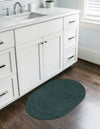Woven Seaside Jute Collection Area Rug - Martha's Oval Green  lifestyle 31