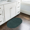 Woven Seaside Jute Collection Area Rug - Martha's Oval Green  lifestyle 88