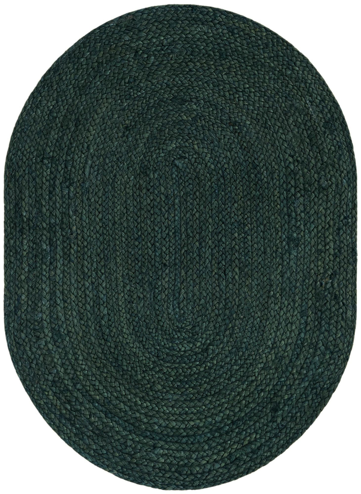 Woven Seaside Jute Collection Area Rug - Martha's Oval Green  lifestyle 52