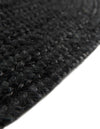Woven Seaside Jute Collection Area Rug - Martha's Round Black  lifestyle 66