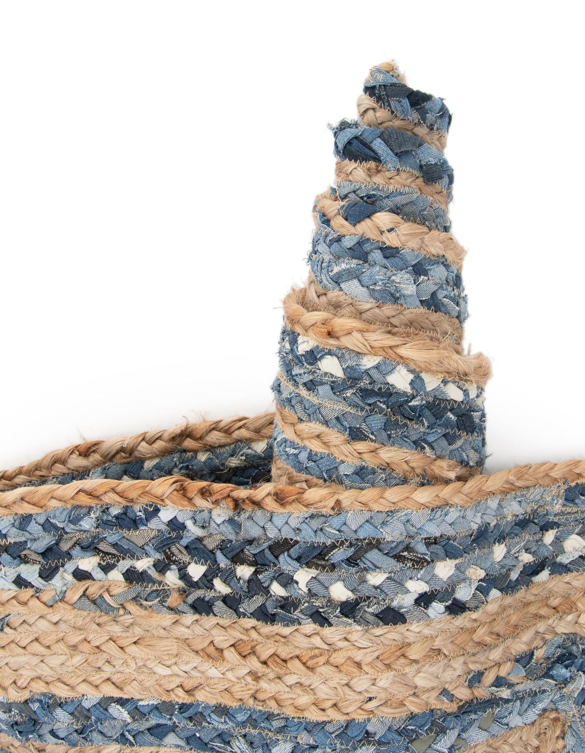 Woven Udaipur Collection Area Rug - Sahara Table Runner Blue and Natural  lifestyle 143