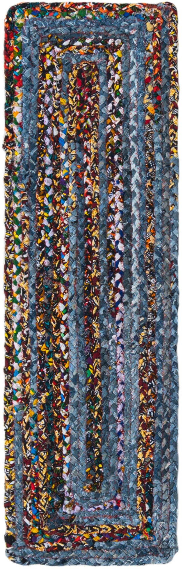 Woven Udaipur Collection Area Rug - Sahara Table Runner Blue and Multi  lifestyle 47