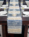 Cotton Punjab Passage Collection Area Rug - Amritsar Table Runner Ivory  lifestyle 37