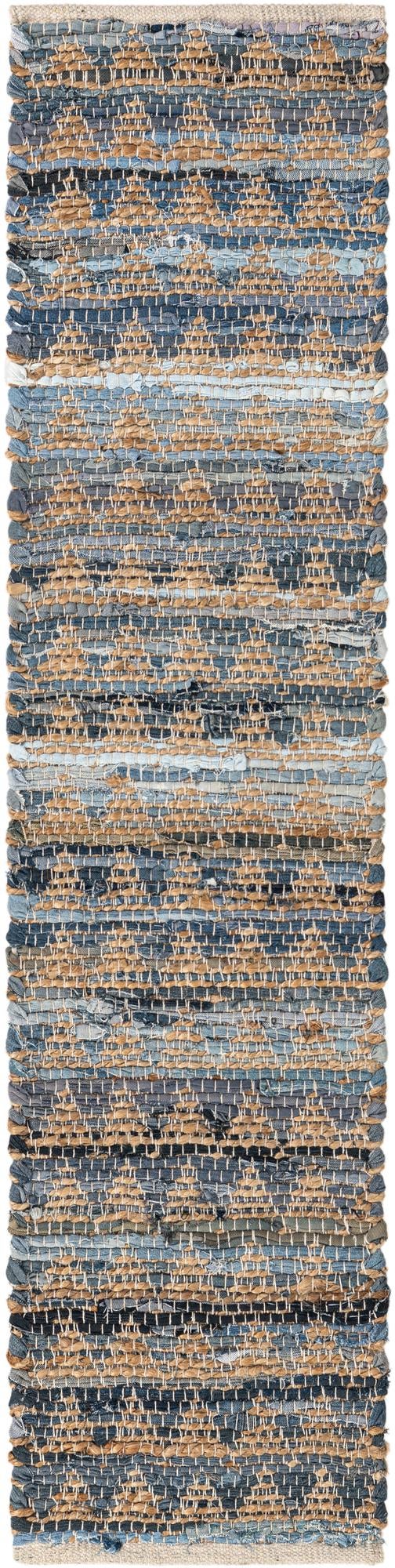 Osian Looms Collection Area Rug - Mumbai Table Runner Navy Blue  lifestyle 99