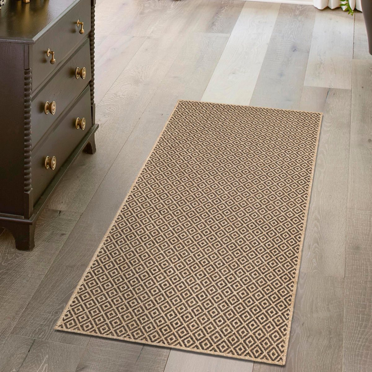 Sahara Sands Collection Area Rug -  Amarna Runner Natural and Brown  lifestyle 43