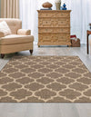 Sahara Sands Collection Area Rug -  Dahshur Rectangle Brown  lifestyle 5