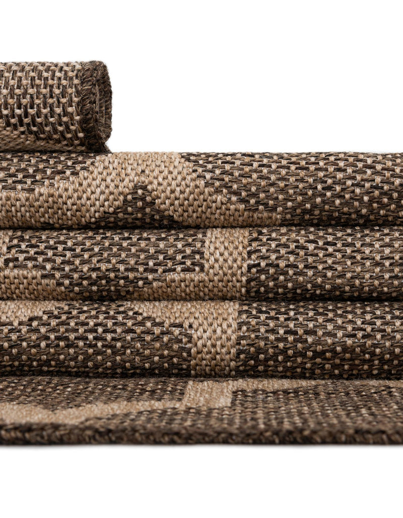 Sahara Sands Collection Area Rug -  Dahshur Rectangle Brown  lifestyle 25