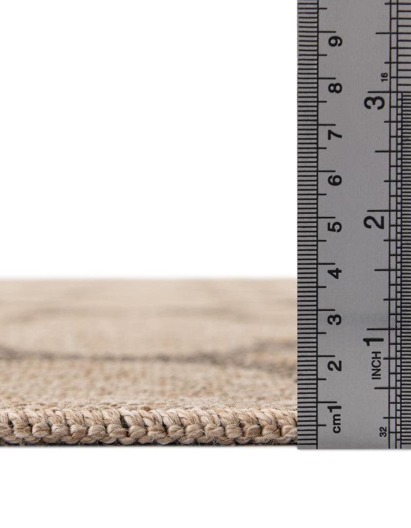 Sahara Sands Collection Area Rug -  Dahshur Rectangle Natural  lifestyle 8