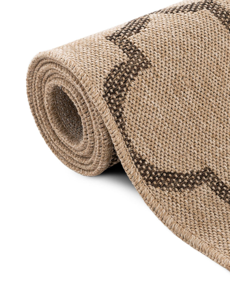Sahara Sands Collection Area Rug -  Dahshur Rectangle Natural  lifestyle 22