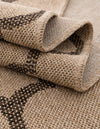 Sahara Sands Collection Area Rug -  Dahshur Rectangle Natural  lifestyle 24