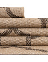 Sahara Sands Collection Area Rug -  Dahshur Rectangle Natural  lifestyle 26