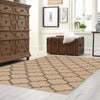 Sahara Sands Collection Area Rug -  Dahshur Rectangle Natural  lifestyle 30