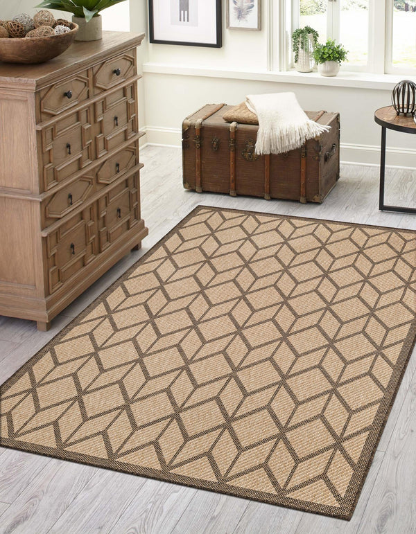 Sahara Sands Collection Area Rug -  Mut Rectangle Natural  lifestyle 2