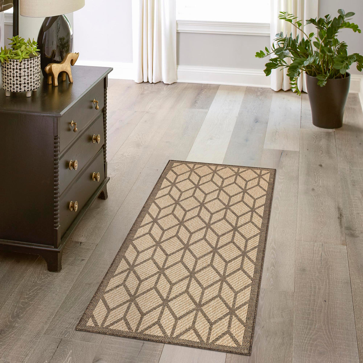 Sahara Sands Collection Area Rug -  Mut Runner Natural  lifestyle 57