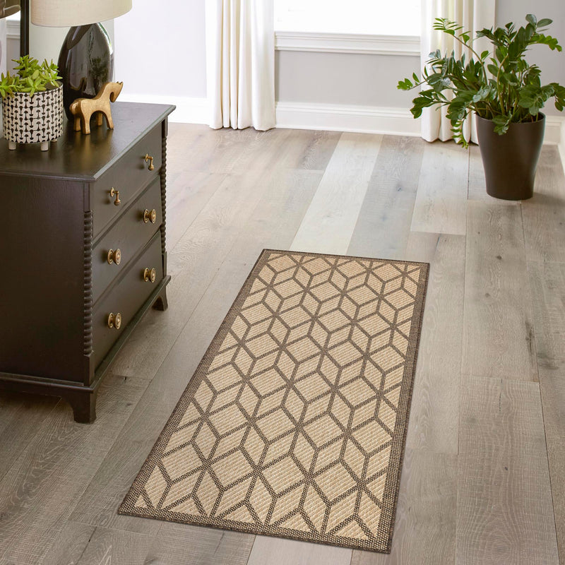 Sahara Sands Collection Area Rug -  Mut Runner Natural  lifestyle 57